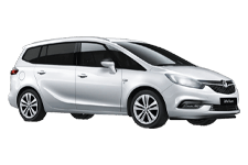 Van Hire Bromsgrove - Vauxhall Zafira 5 + 2 - Minibus hire Bromsgrove